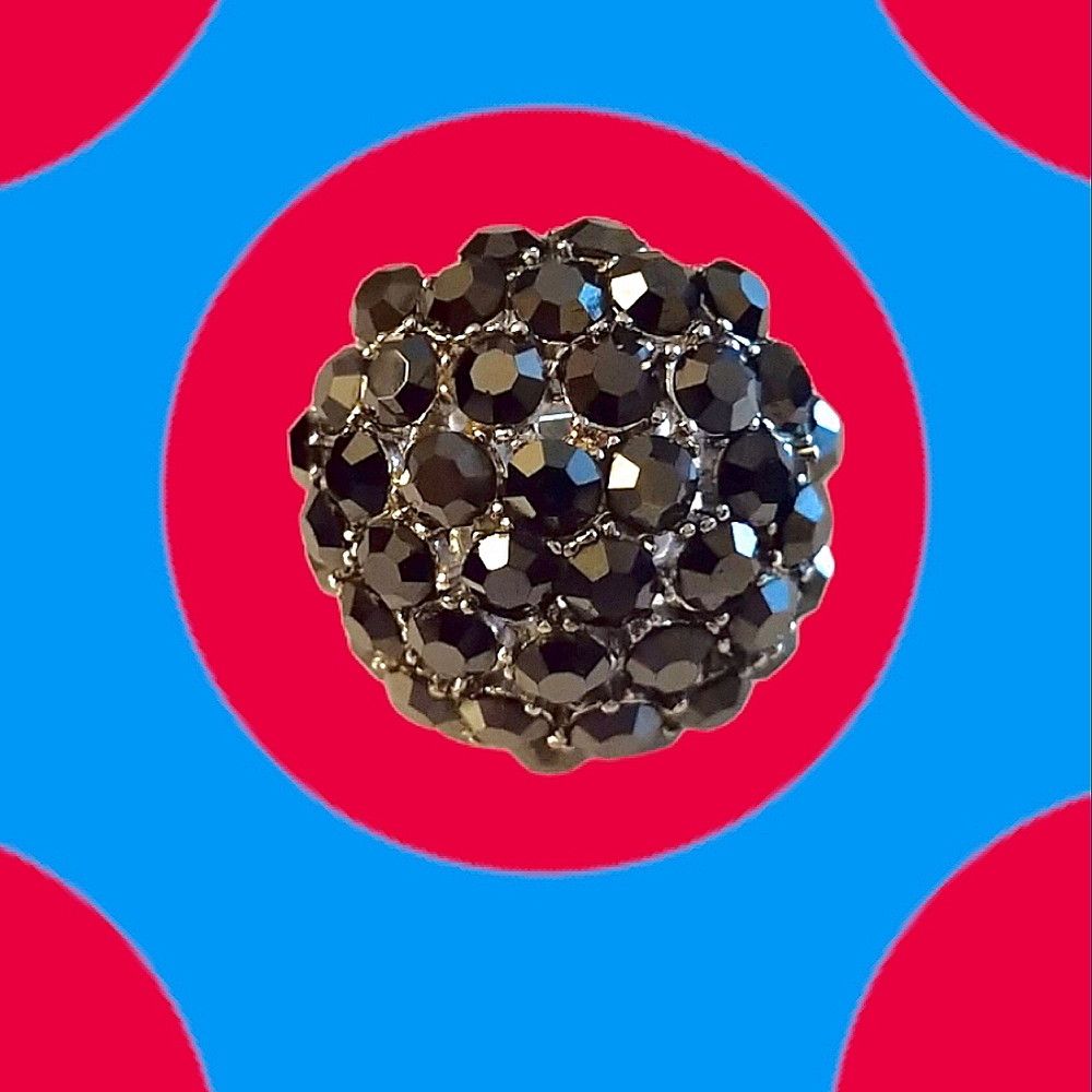 Adjustable Hematite Statement Ring - image 1